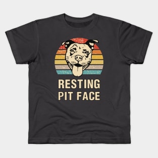 resting pit face Kids T-Shirt